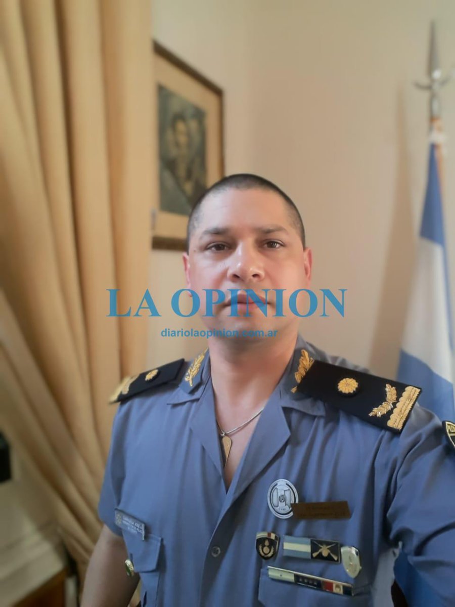 JOSE CARRUEGA. El subjefe de la UR V de Polic&iacute;a se refiri&oacute; a la labor en el Departamento.