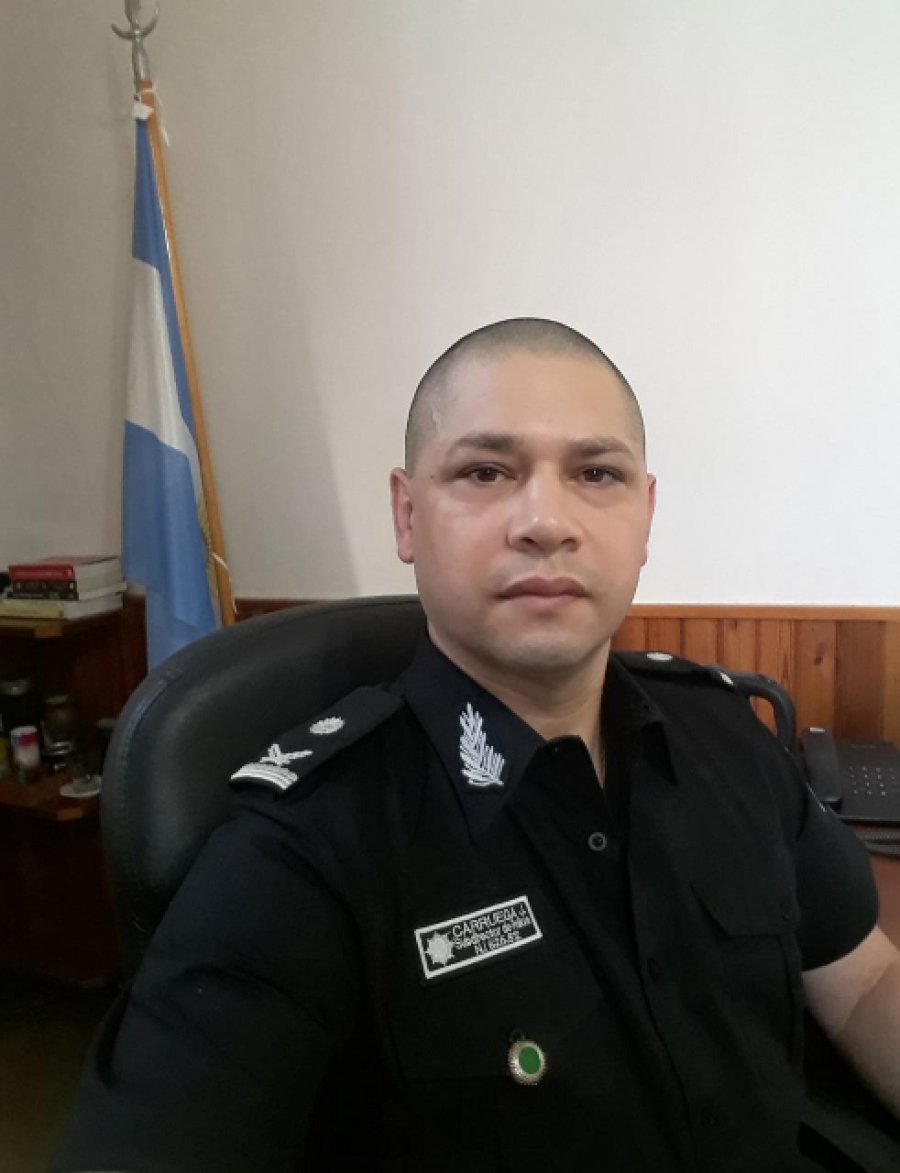FOTO LA OPINION JOSE CARRUEGA. El subjefe de la UR V de Polic&iacute;a se refiri&oacute; a la labor en el Departamento.