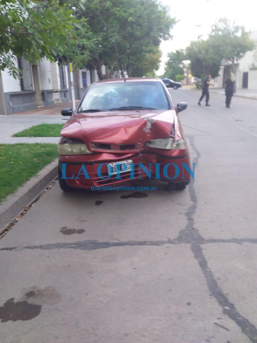 ESTADO. Asi quedó uno de los rodados siniestrados esta mañana