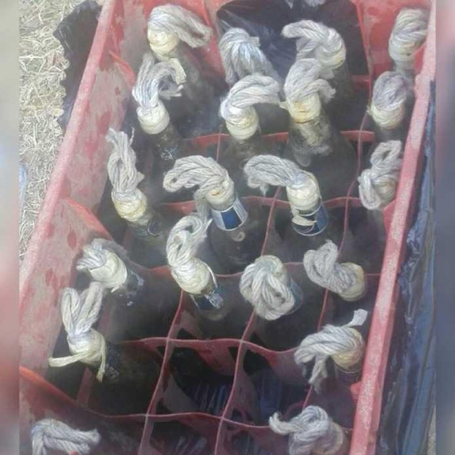 IMAGEN ARCHIVO. BOMBAS "MOLOTOV". La Polic&iacute;a secuestro siete de estos elementos, tras una agresi&oacute;n.