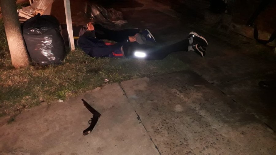 FOTO LA OPINION LO SECUESTRADO. Estaba en poder de los menores detenidos.