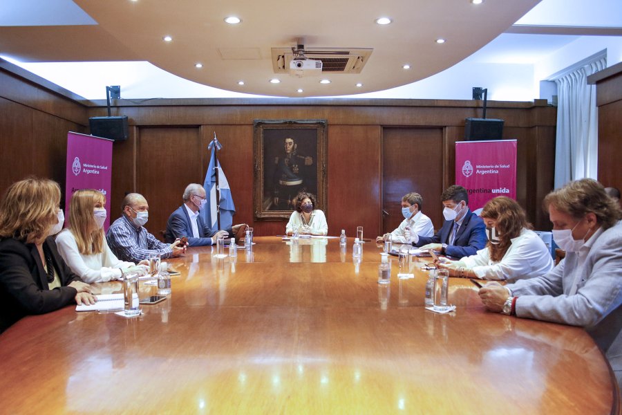 FOTO NA REUNION. Participaron los integrantes del Consejo Federal de Salud.