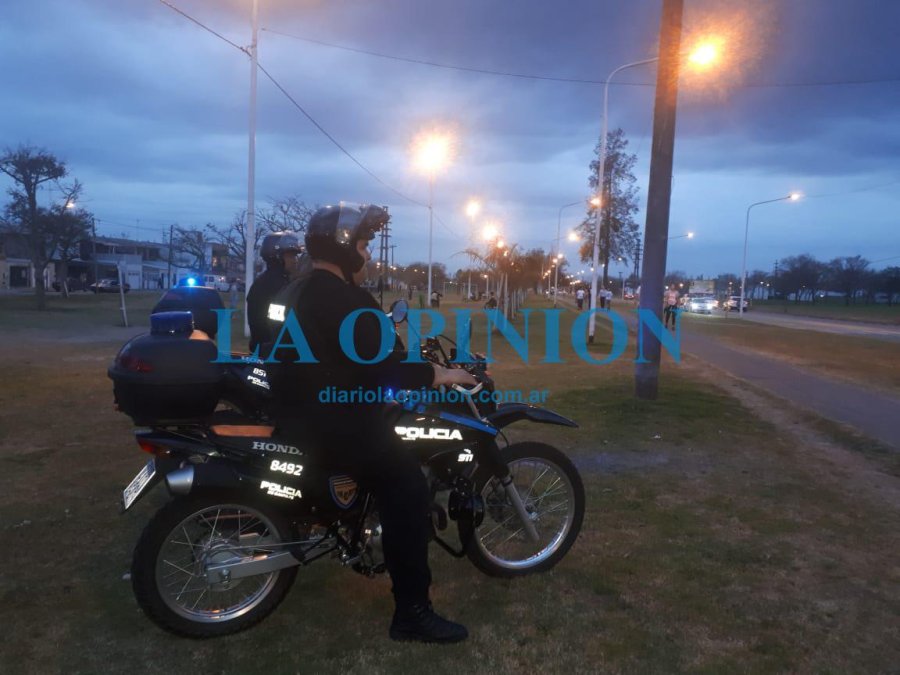 IMAGEN ARCHIVO. BRIGADA MOTORIZADA. Un efectivo fue agredido por un rafaelino.