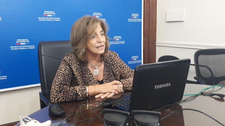 FOTO SCS// SILVINA FRANA. La titular de la cartera de Servicios P&uacute;blicos y H&aacute;bitat.