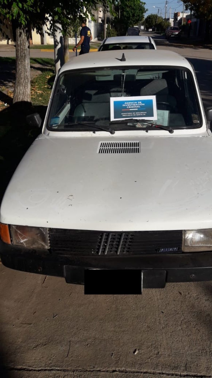FOTO LA OPINION SECUESTRADO.  Autom&oacute;vil utilizado por quienes secuestraron a H&eacute;ctor Cornalis.