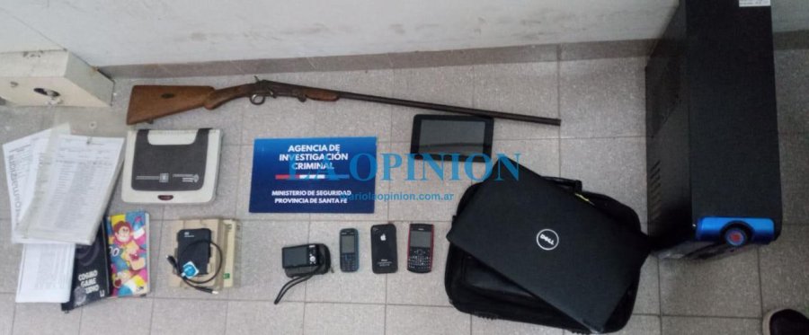 LO SECUESTRADO.  Tras dos allanamientos en nuestra ciudad.