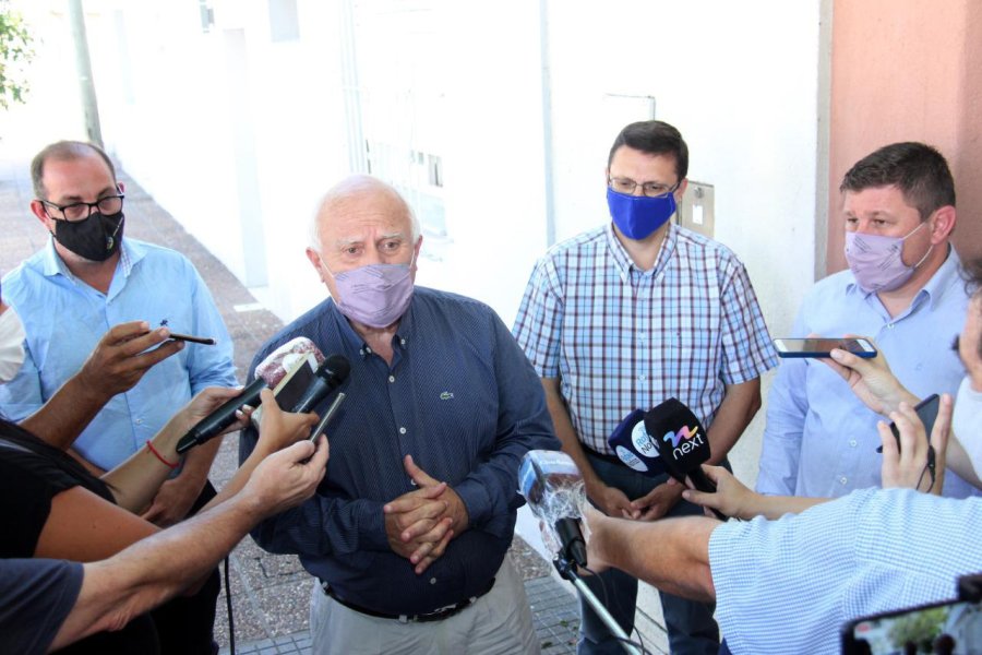 FOTO ARCHIVO LA OPINION LIFSCHITZ EN RAFAELA. Fue el 24 de febrero, acompa&ntilde;ado por Pinotti, M&aacute;rsico y Ambort.