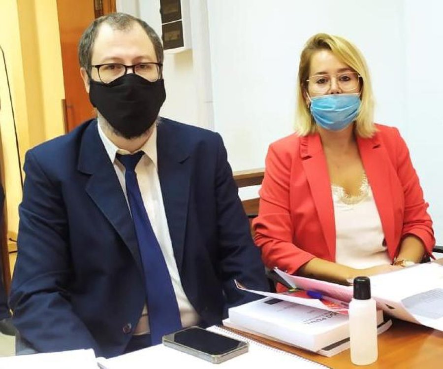 FOTO ARCHIVO MINISTERIO PUBLICO. Los fiscales H&eacute;ctor Aiello y Shirli Tomasso representaron al MPA en el debate.