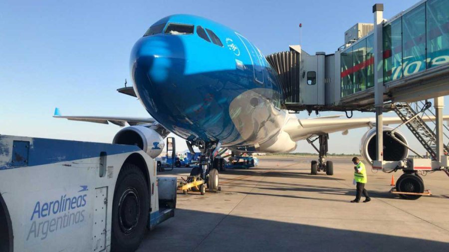 FOTO ARCHIVO AEROLINEAS ARGENTINAS. Tiene actualmente seis vuelos semanales a Miami.