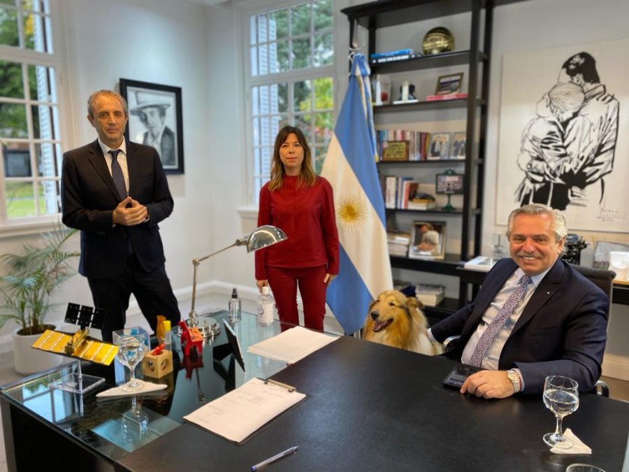 FOTO TWITTER CNN FERNANDEZ. Brind&oacute; una entrevista al programa Conecta2, que conducen Mar&iacute;a O'Donnell y Ernesto Tenembaum.
