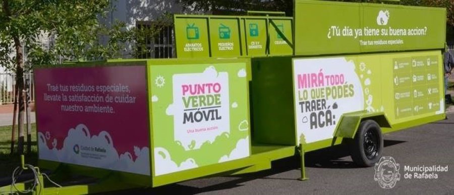 FOTO SCP// PUNTO VERDE MOVIL//Los donativos pueden acercarse a este servicio en horario de 8 a 12, en los diferentes barrios.