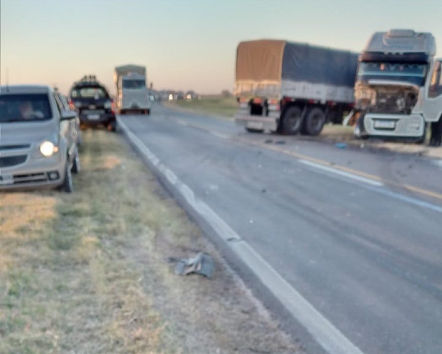 FOTO LA OPINION IMPACTO. Se produjo en la Ruta 34 jurisdicci&oacute;n de San Vicente.