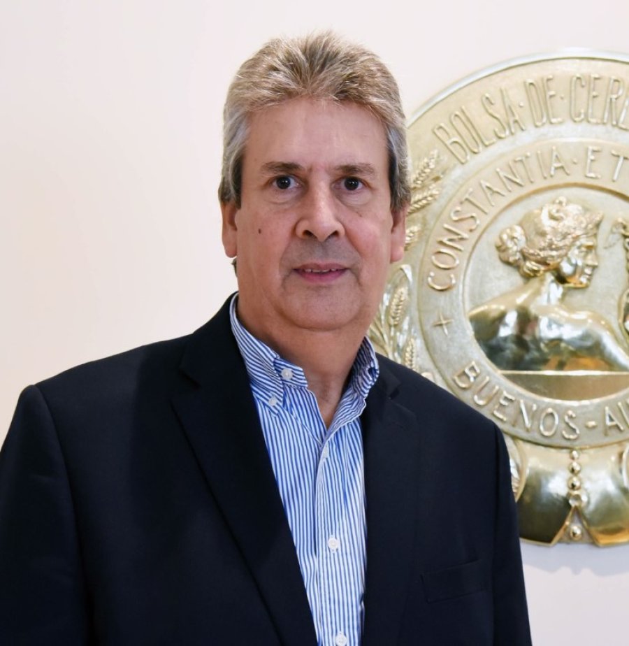 REFERENTE. Jos&eacute; Martins, vocero del CAA y presidente de la Bolsa de Cereales de Buenos Aires.