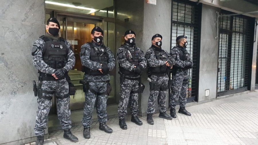 FOTO LA OPINION ACTUACION. Personal policial que intervino.