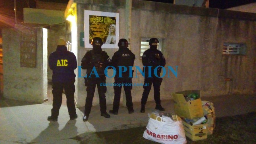 ALLANAMIENTO.  En una vivienda de la ciudad de Frontera.