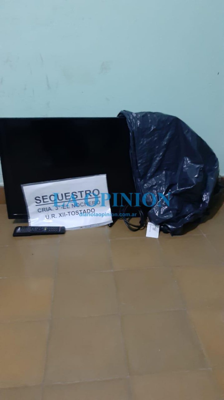 LO SECUESTRADO. Fue mostrado por la Polic&iacute;a.