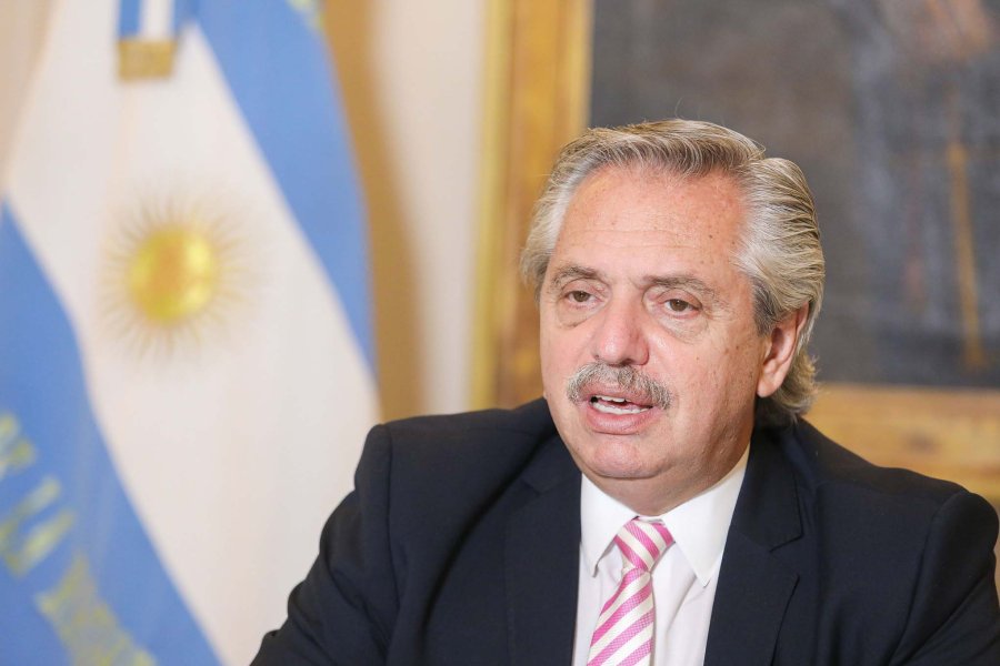 FOTO NA ALBERTO FERNANDEZ. "Necesitamos que todos tengamos responsabilidad social".