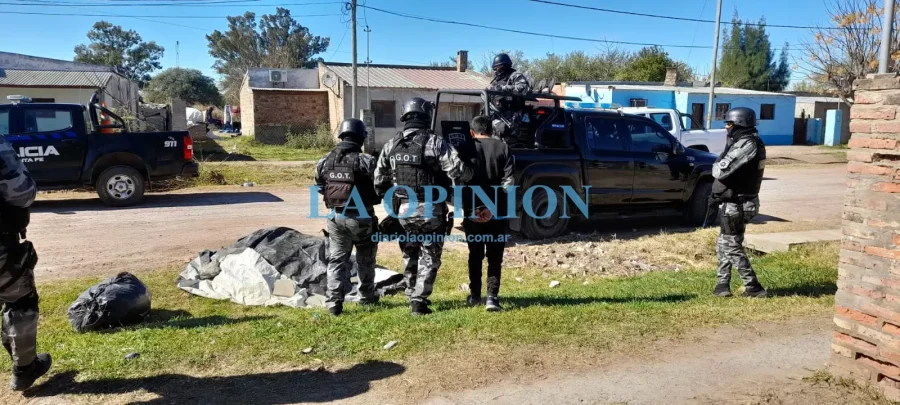 UN DETENIDO Y SECUESTROS.  Tras la actuación de policías de Tostado.
