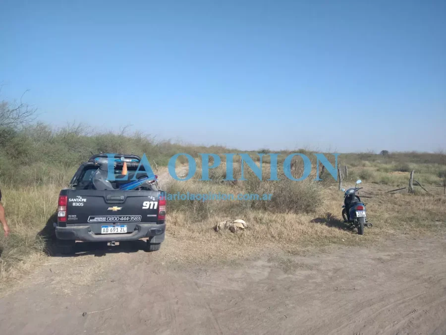 LUGAR DEL SECUESTRO. En la zona rural de Tostado.