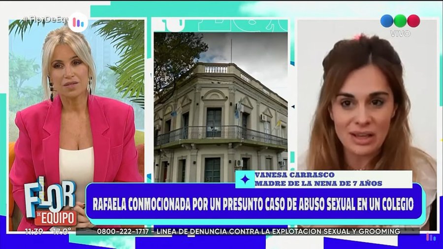 FOTO VIDEO YOUTUBE EN "FLOR DE EQUIPO". Vanesa entrevistada por Florencia Pe&ntilde;a y Paulo Kablan.
