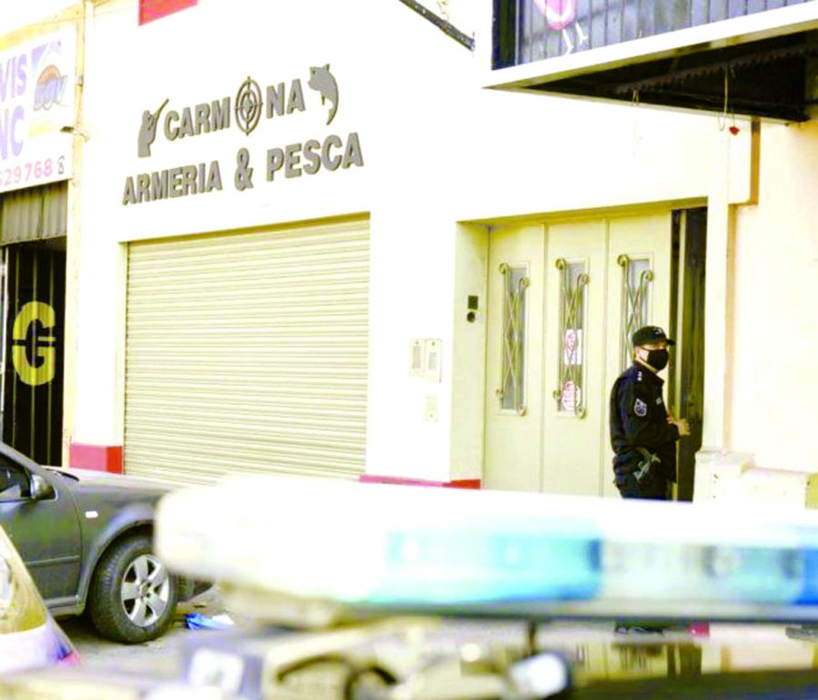 FOTO INTERNET ARMERIA. Comercio allanado en la ciudad de Rosario.