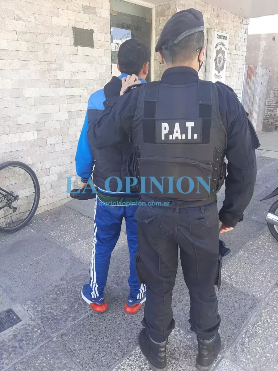ARRESTADO.  Era buscado por un robo cometido en 2018.