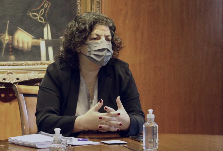 FOTO NA VIZZOTTI. Habl&oacute; de la situaci&oacute;n epidemiol&oacute;gica.
