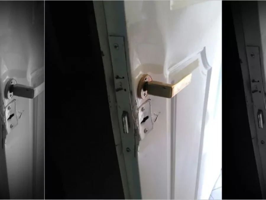 IMAGEN ARCHIVO. PUERTA VIOLENTADA. Algo parecido ocurri&oacute; en una finca de nuestra ciudad.