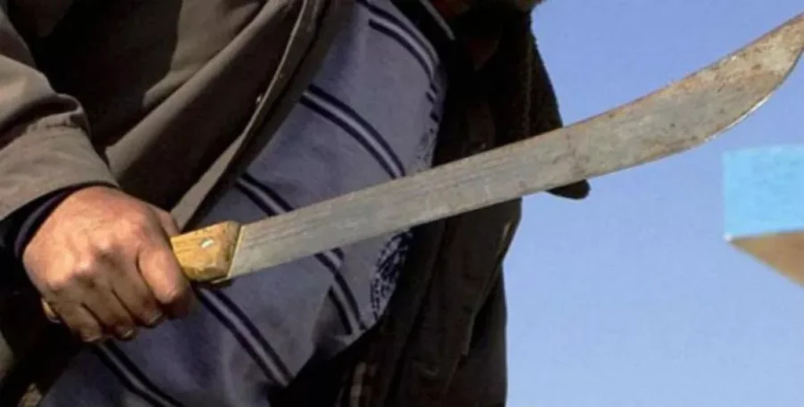 IMAGEN ARCHIVO. ATAQUE CON MACHETE. Algo parecido sufri&oacute; un joven rafaelino.