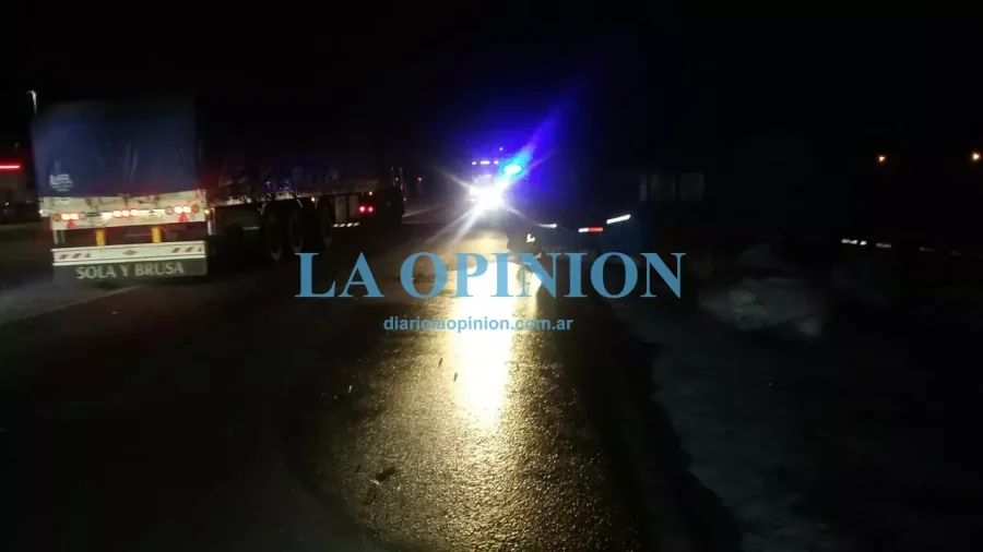 LUGAR EL ACCIDENTE.  A la altura del kil&oacute;metro  240 de la ruta  34.