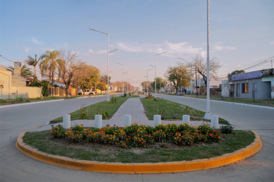 FOTO PRENSA COMUNA//  AV. SAN MART&Iacute;N. Vista general de la obra que est&aacute; por habilitarse.