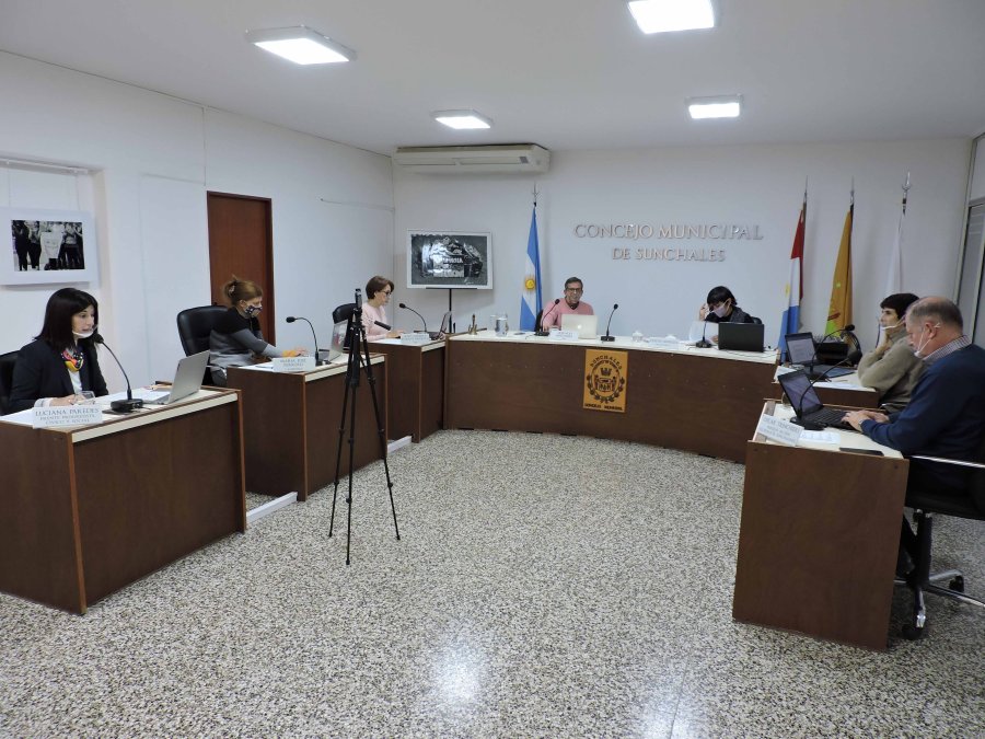 FOTO ARCHIVO// CONCEJO. Los ediles sunchalenses durante una de sus habituales sesiones.