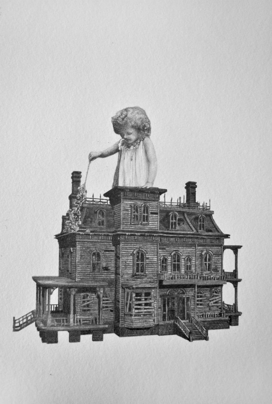 FOTO LUOGO FACHADA// SIN T&Iacute;TULO. Obra de Sebasti&aacute;n Bona en grafito sobre papel, una de las piezas que representa a Luogo Galer&iacute;a.