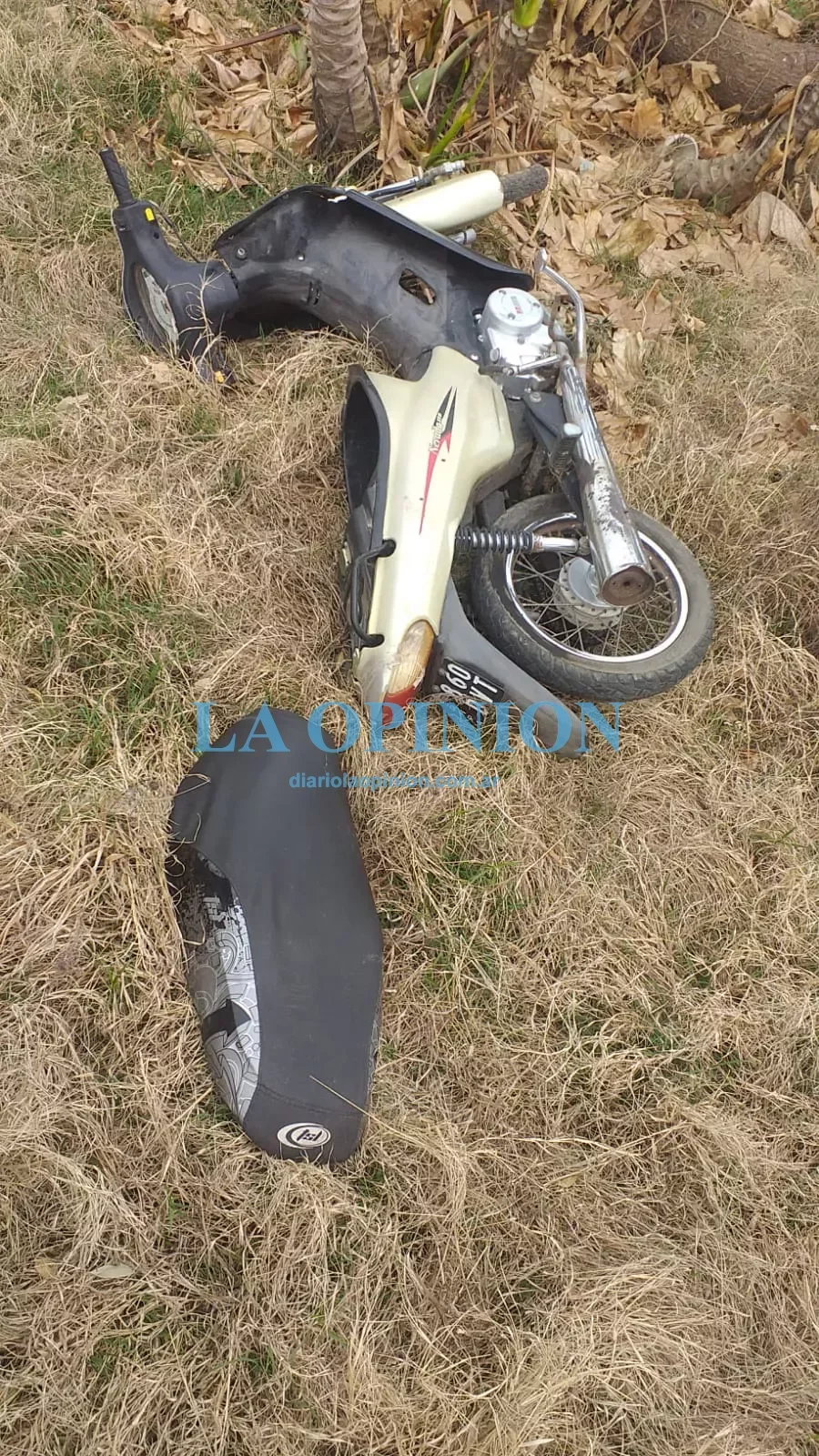 RECUPERADA. Motocicleta hallada por personal de la GUR.