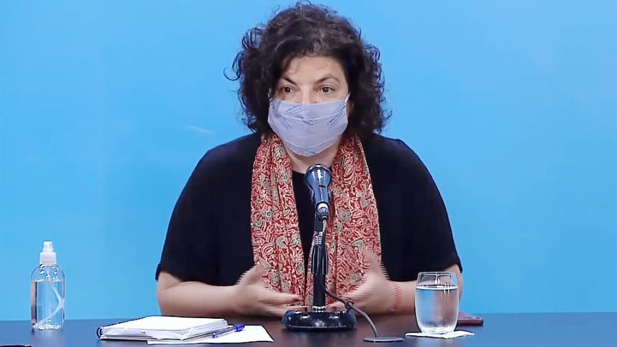 FOTO ARCHIVO CARLA VIZZOTTI. Titular del Ministerio de Salud.
