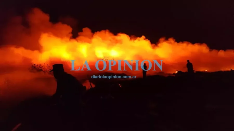 IMPRESIONANTE. Lo observado anoche en el Relleno Sanitario
