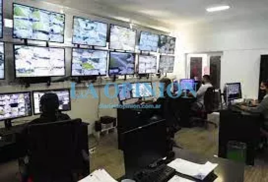IMAGEN ARCHIVO. CENTRO DE MONITOREO.  Una r&aacute;pida intervenci&oacute;n, depar&oacute; una detenci&oacute;n.