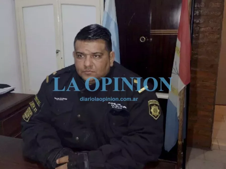 IMAGEN ARCHIVO. GASTON ELETTI.  Estuvo al mando del personal que detuvo a un ladr&oacute;n.