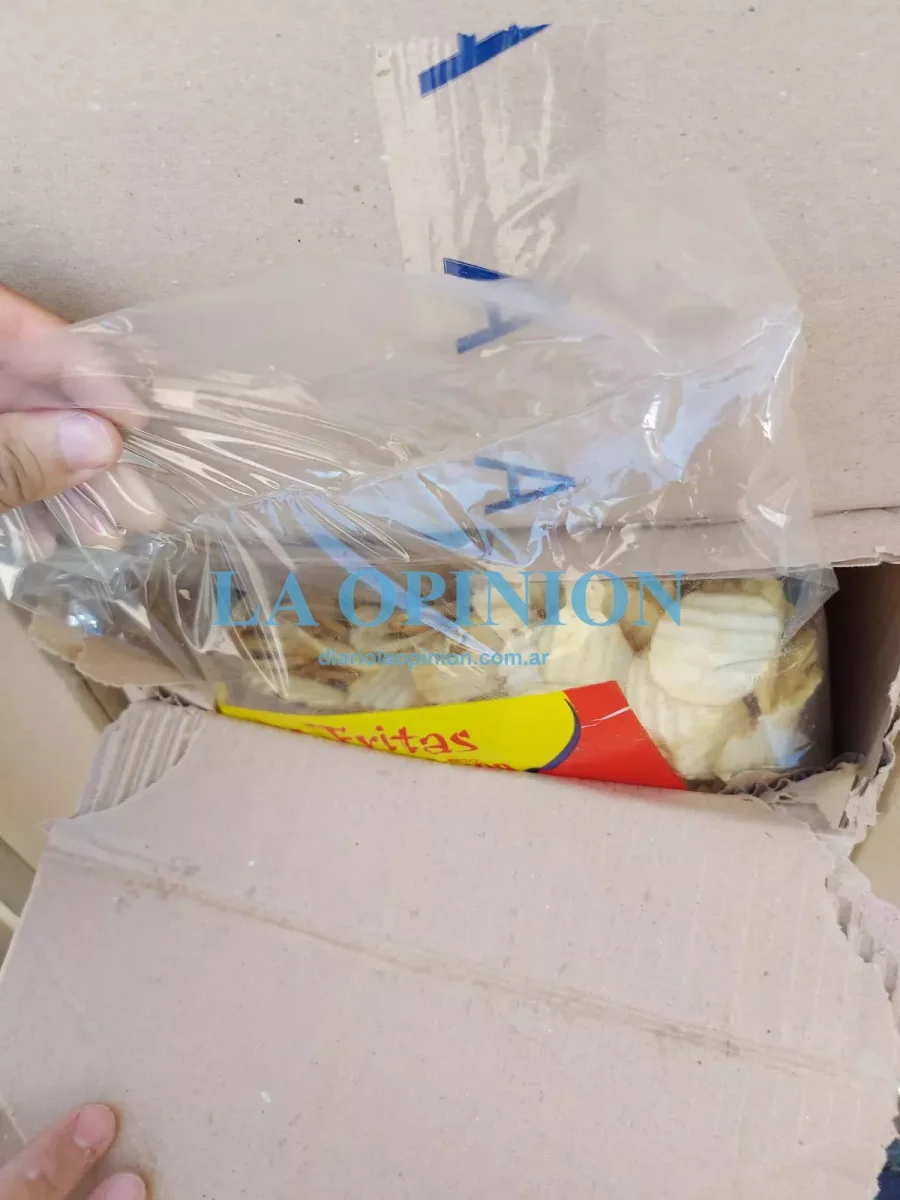 PAPAS FRITAS. Eran transportadas sin un tr&aacute;mite legal.