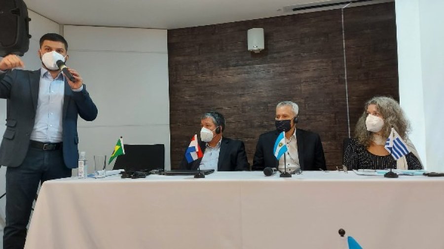 FOTO PRENSA GSS// WORKSHOP INTERNACIONAL. Un momento de la reciente actividad cumplida en Brasil.