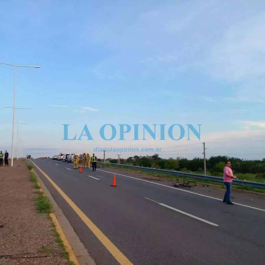 RUTA NACIONAL 19.  Lugar donde la tragedia se cobr&oacute; una vida.