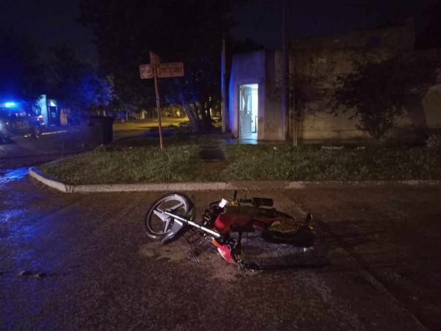 FOTO LA OPINI&Oacute;N CALCHAQU&Iacute;.  Lo observado donde perdi&oacute; la vida un motociclista