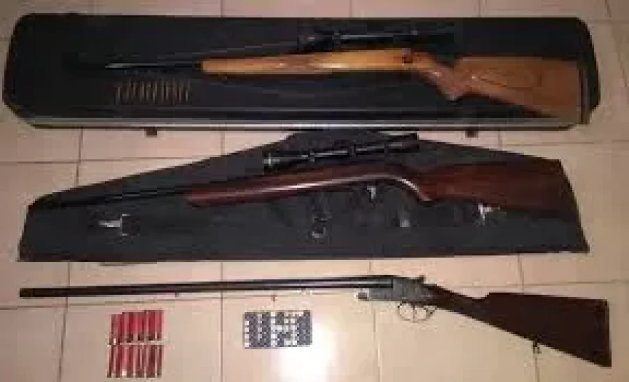 FOTO ARCHIVO. ARMAS DE FUEGO.  Dos del tipo que muestra la foto, fueron secuestradas.