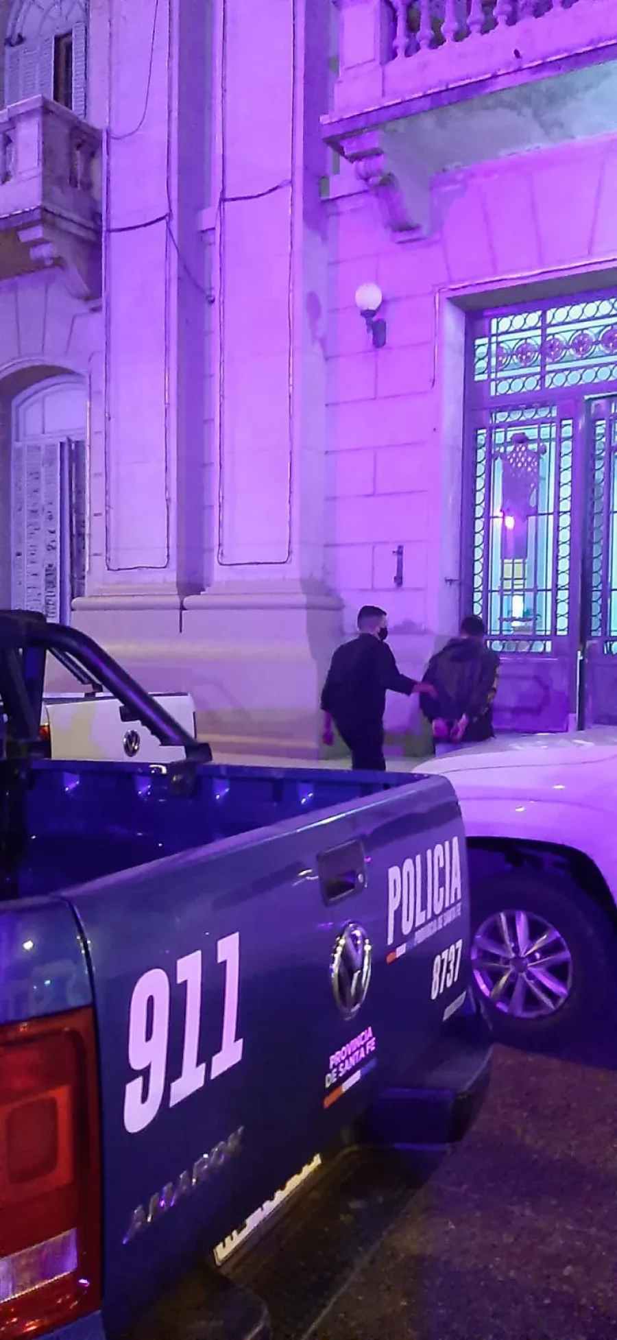 DETENIDO.  Tras registrarse un ataque a balazos a una vivienda.