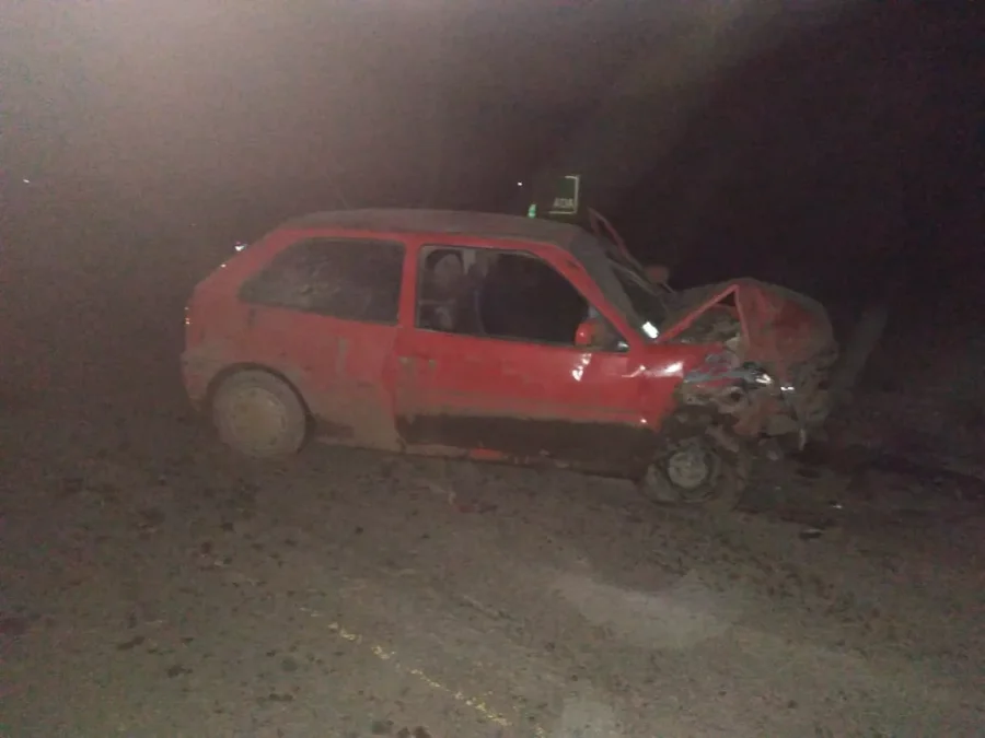 FOTO LA OPINION.  ESTADO.  As&iacute; se observ&oacute; a uno de los rodados accidentados.