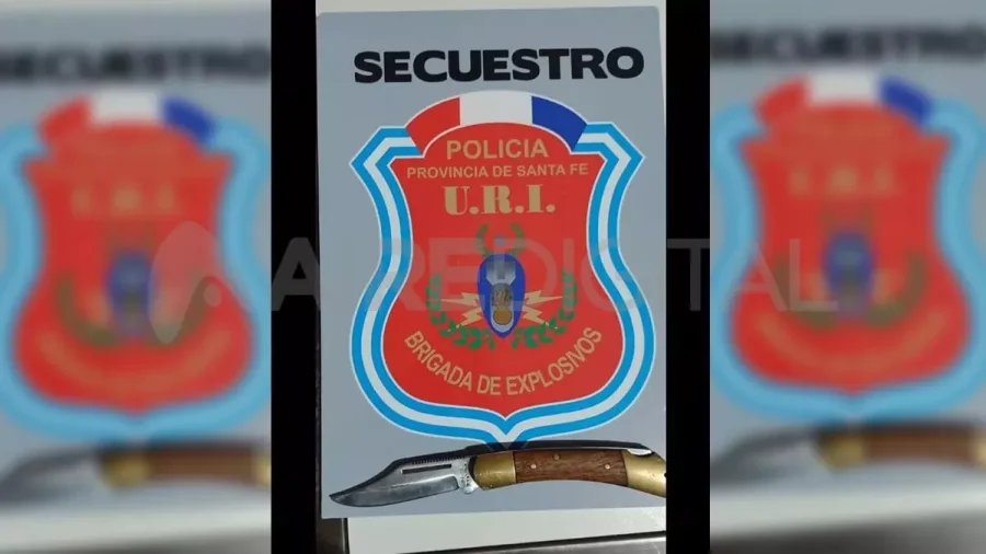 IMAGEN INTERNET. NAVAJA.  La descart&oacute; quien fue detenido por vecinos.