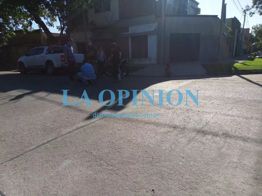 ASISTENCIA MEDICA.  Se brind&oacute; al motociclista lesionado.