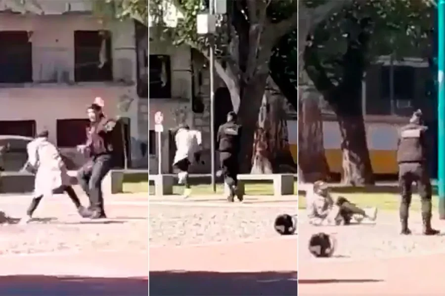 IMAGEN INTERNET. LUGAR DEL HECHO.  Una plaza del barrio de Constituci&oacute;n.