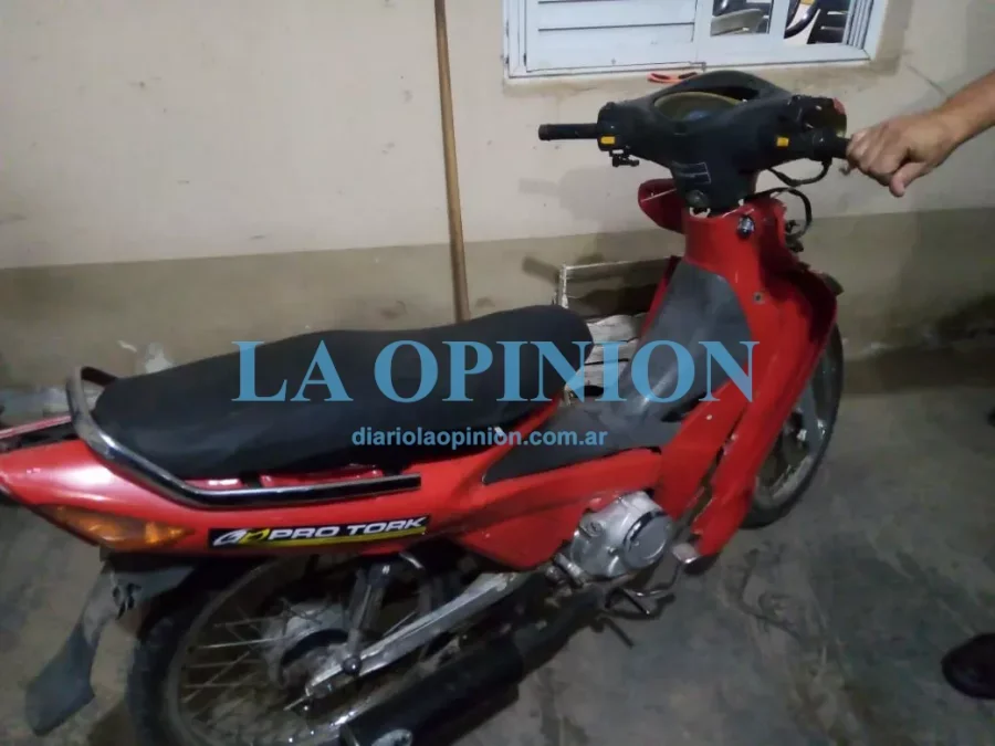 RECUPERADA.  Fue robada pese a contar con la traba del manubrio.