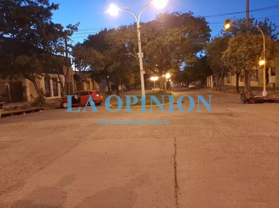 ESCENARIO.  Lo observado en un sector de la ciudad de Sunchales.